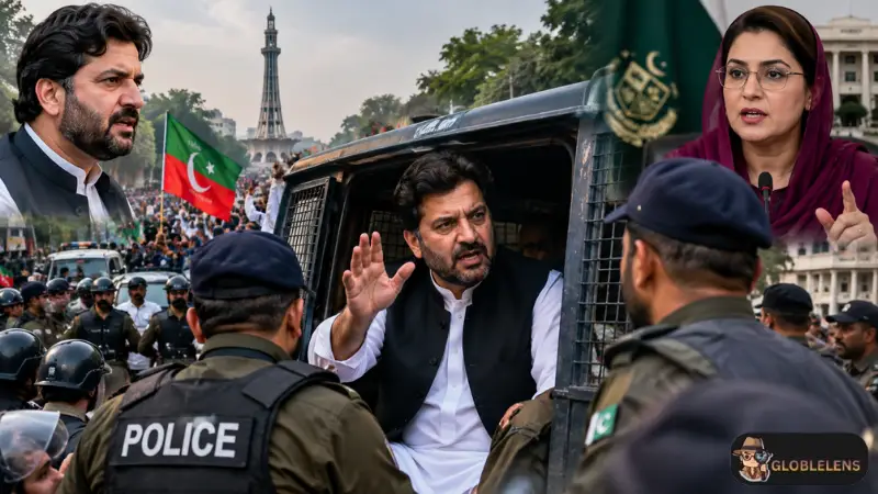 Political Standoff Escalates as Khyber Pakhtunkhwa Chief Minister Confronts Punjab Police in Lahore